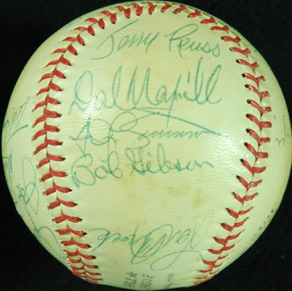 1971 St. Louis Cardinals Team-Signed ONL Baseball (15)