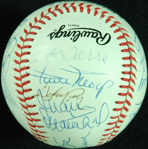 1981 HOF Induction Multi-Signed ONL Baseball (20) (BAS)