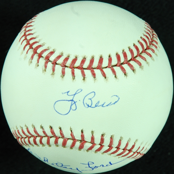 Yogi Berra & Whitey Ford Dual-Signed Baseball (MLB) (Fanatics)