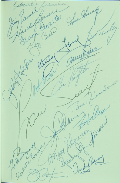 Yankees Greats Multi-Signed The Great Rivalry Book (26) (BAS)