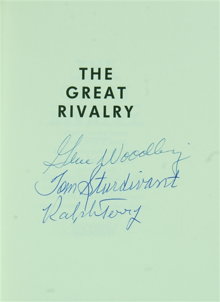 Yankees Greats Multi-Signed The Great Rivalry Book (26) (BAS)