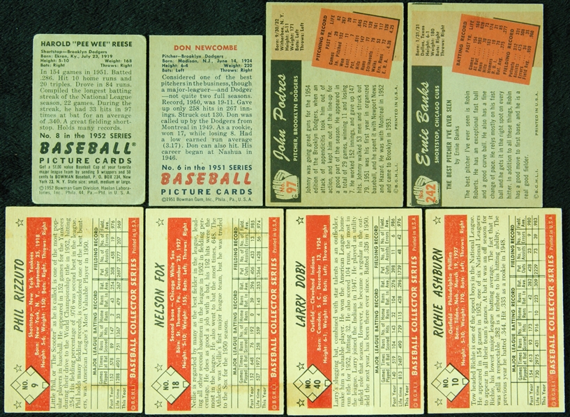 1950’s Bowman HOFers and Stars With Banks (25)