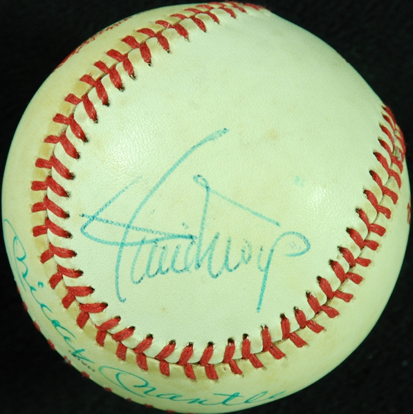 Mickey Mantle, Willie Mays & Duke Snider Signed ASG Baseball (3) (JSA)