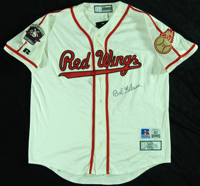 Bob Gibson Signed Red Wings Minor League Jersey (BAS)