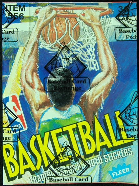 1989-90 Fleer Basketball Wax Box (36) (Fritsch/BBCE)