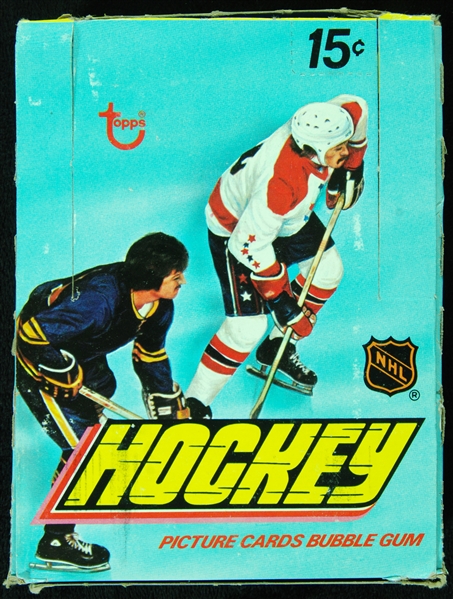 1977-78 Topps Hockey Wax Box in 76-77 Wrappers (36)