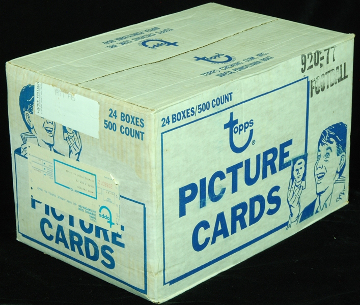 1977 Topps Football Vending Box Unopened Case (24)