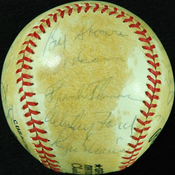 NY Mets & Old Timers Multi-Signed Baseball with Roger Maris (23) (JSA)
