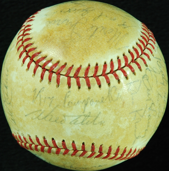 NY Mets & Old Timers Multi-Signed Baseball with Roger Maris (23) (JSA)