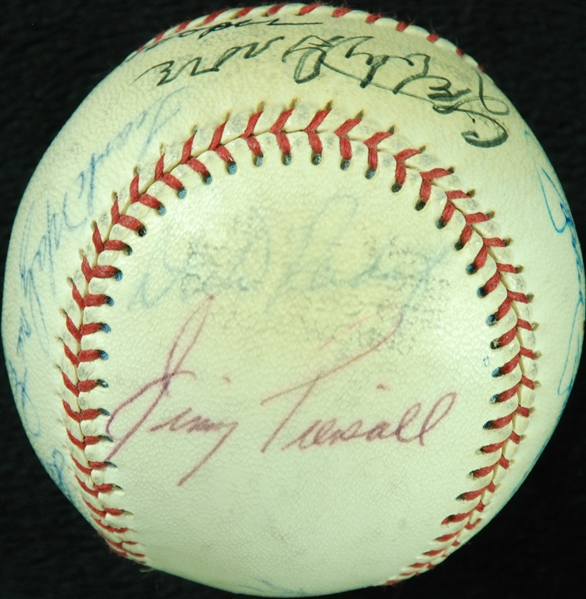 Boston Red Sox Reunion Team-Signed Baseball with Grove & Hooper (14) (JSA)