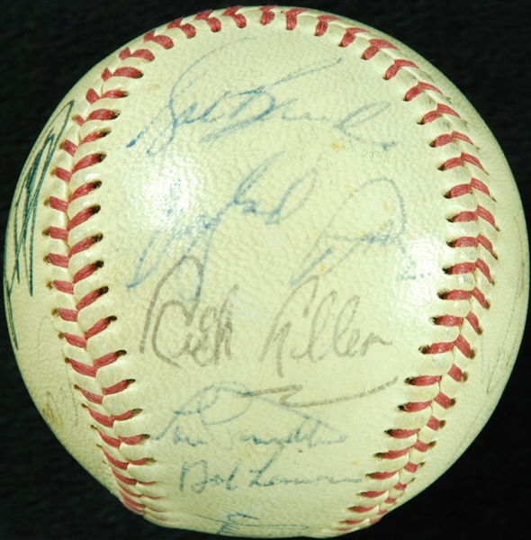 1972 American League All-Stars Team-Signed Baseball (25) (JSA)
