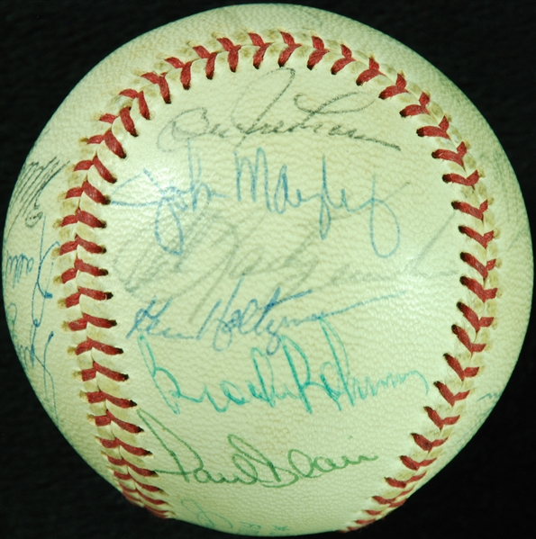 1973 American League All-Stars Team-Signed Baseball (20) (JSA)