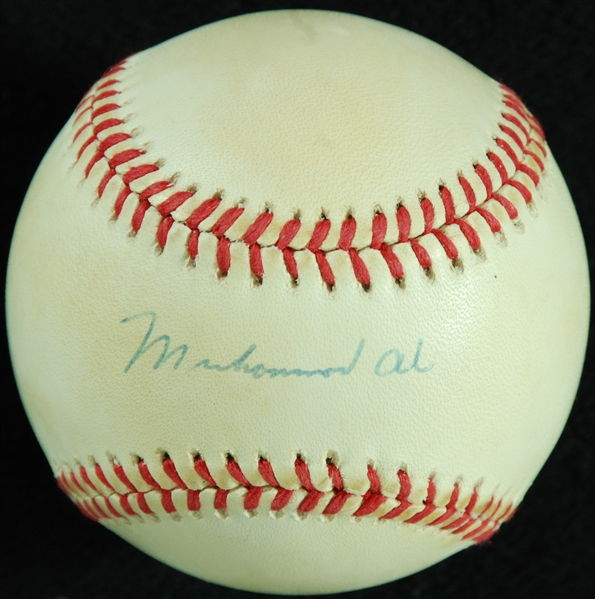 Muhammad Ali Single-Signed OAL Baseball (JSA)