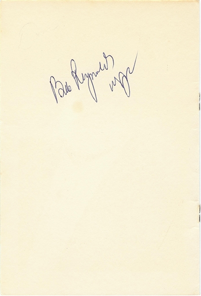 Leo Durocher Signed 1958 Sportsman's Night Dinner Program (BAS)