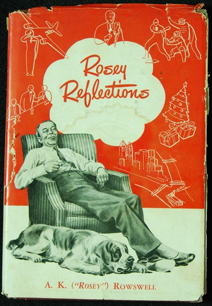Rosey Rowswell Signed Rosey Reflections Book with Dust Jacket (BAS)