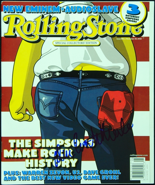 Dan Castellaneta Signed Rolling Stone Magazine (BAS)