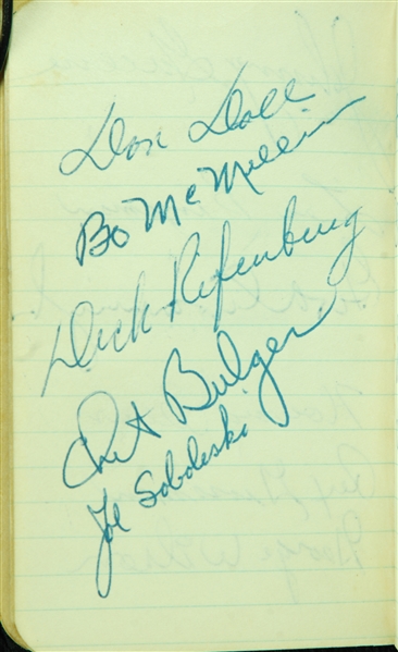 Vintage Football Autograph Album with Bobby Layne, Doak Walker, Leon Hart (26)