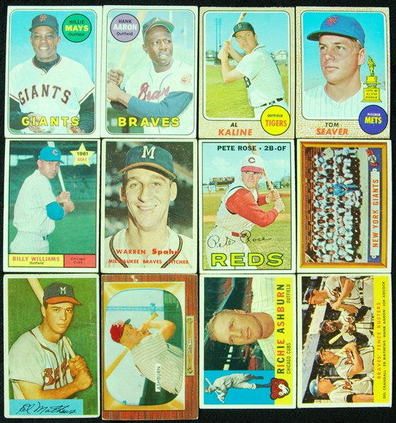 1950’s and 1960’s Topps and Bowman Stars, Most Hall of Famers (69)