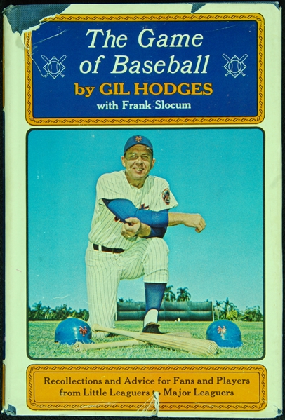 Gil Hodges Signed The Game of Baseball Book (BAS)