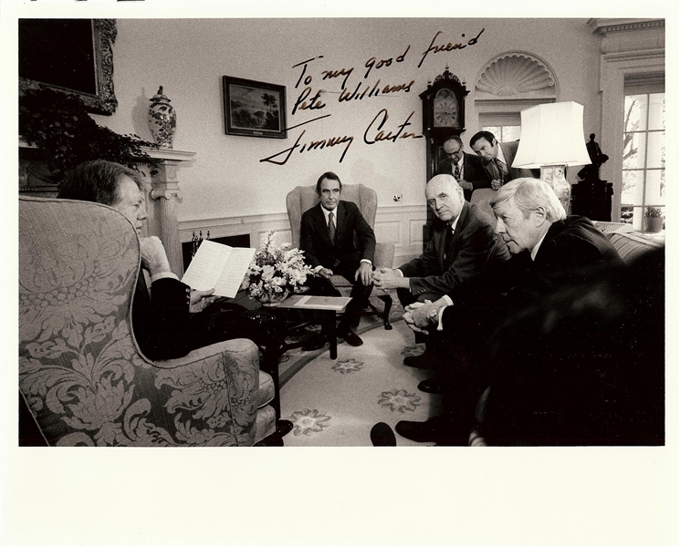 Jimmy Carter Signed 8x10 Photo (Signed As President)