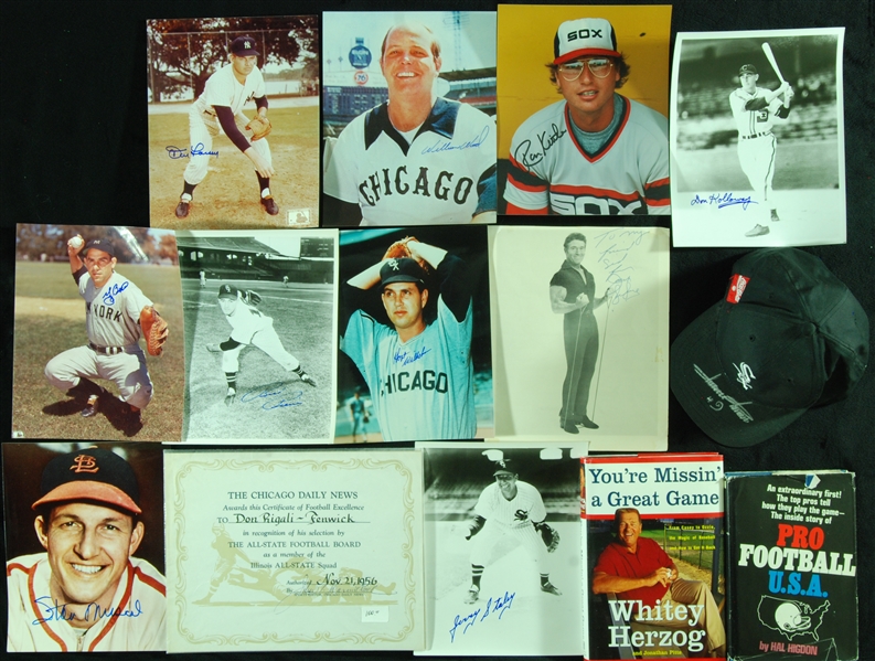 Signed Photos, Books, Cap Group with Yogi Berra, Stan Musial, Jack LaLanne (14)