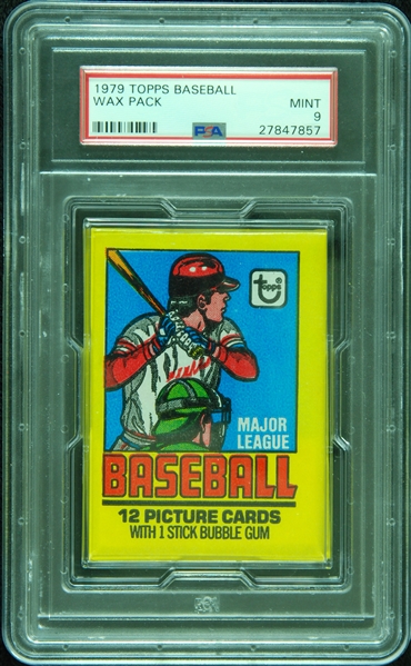 1979 Topps Baseball Wax Pack (Graded PSA 9)