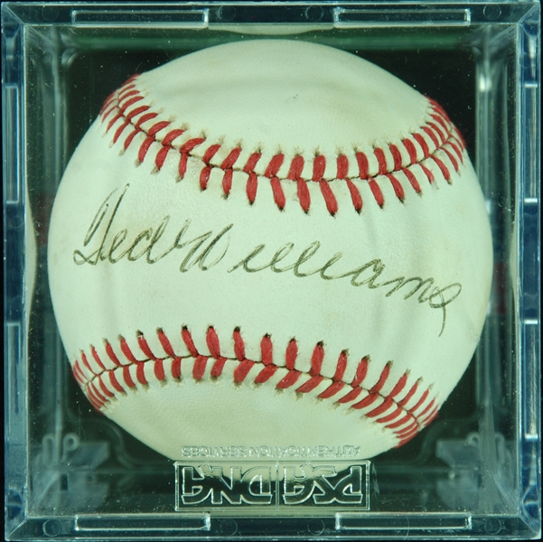 Ted Williams Single-Signed OAL Baseball (Graded PSA/DNA 7)