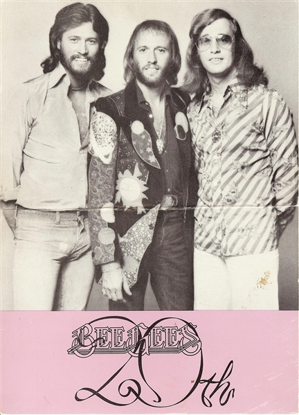 The Bee Gees Group-Signed Photo Postcard (3) (JSA)