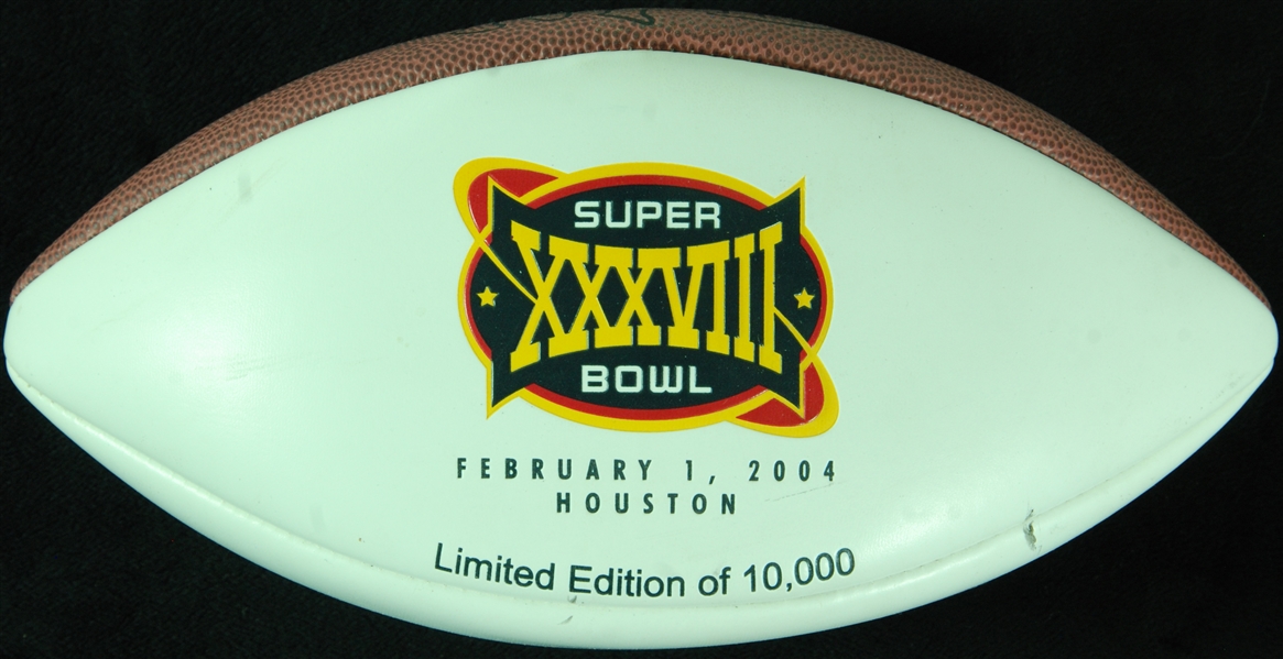 Tom Brady Signed Super Bowl XXXVIII Commemorative Football (BAS)