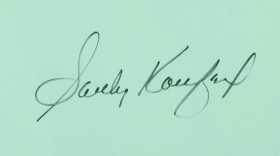 Sandy Koufax Signed Pitcher's Mound in Shadowbox (Online Authentics) (Steiner)
