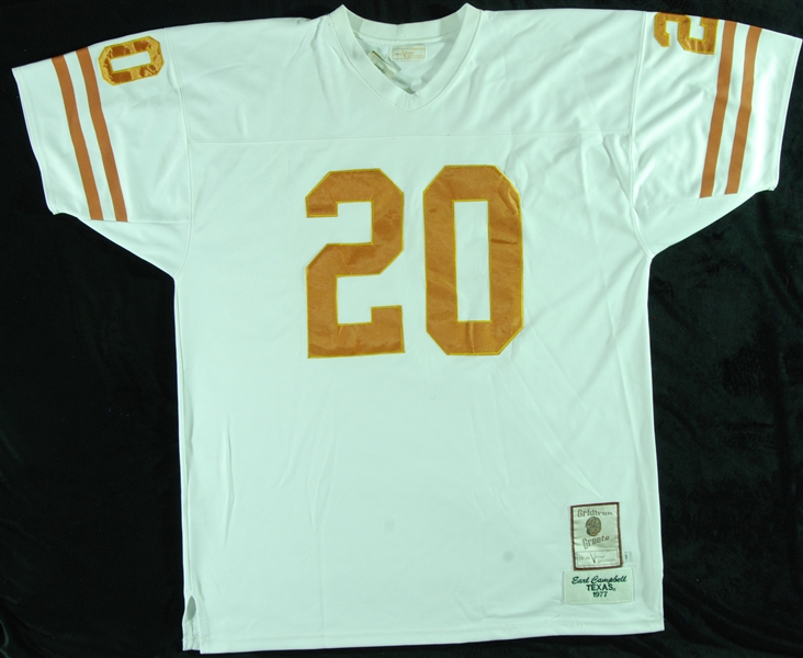 Earl Campbell Signed Texas Jersey (Tri-Star) (BAS)