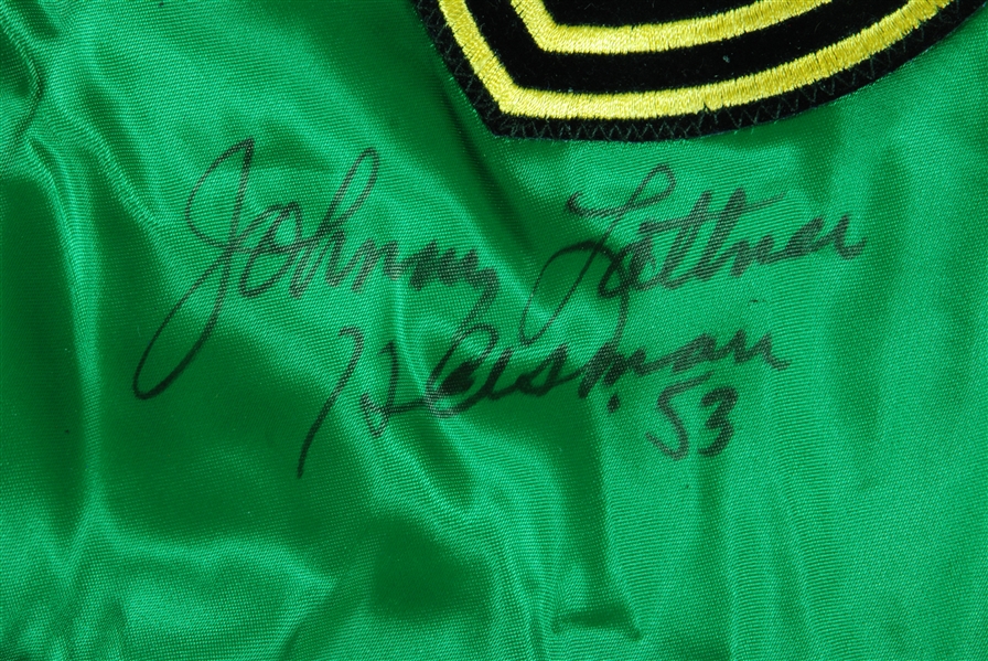 Johnny Lattner Signed Notre Dame Jacket Inscribed Heisman '53 (BAS)