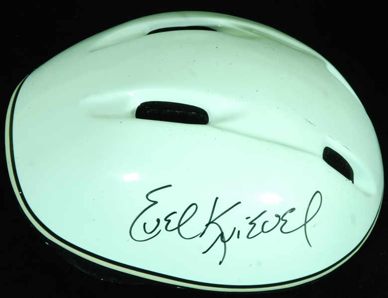 Evel Knievel Signed Snell Bicycle Helmet (BAS)