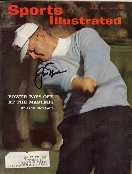 Jack Nicklaus Signed Sports Illustrated Magazine (1964) (BAS)