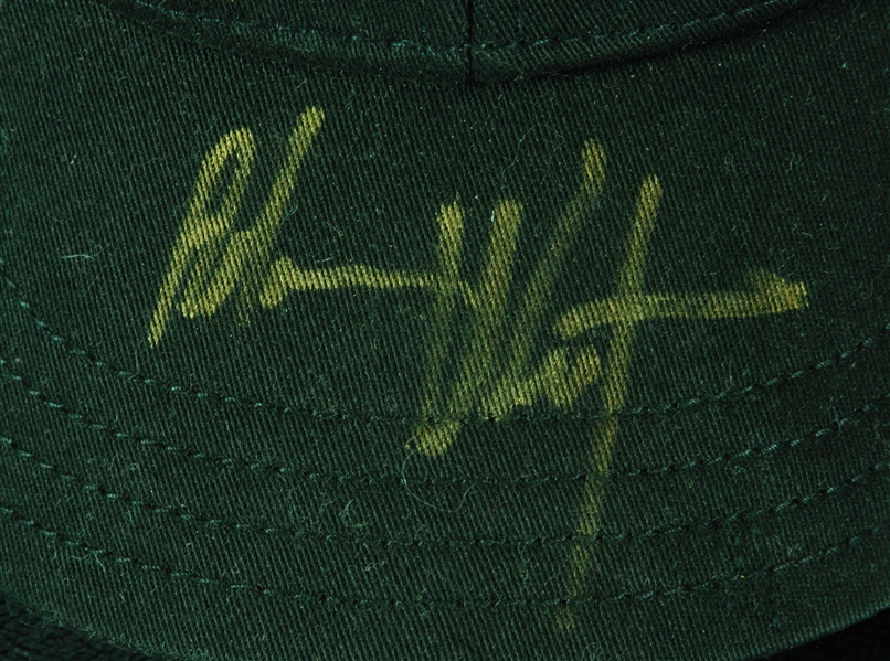 Adam West Signed Batman Logo Cap (BAS)