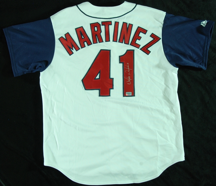 Victor Martinez Signed Indians Jersey (BAS)