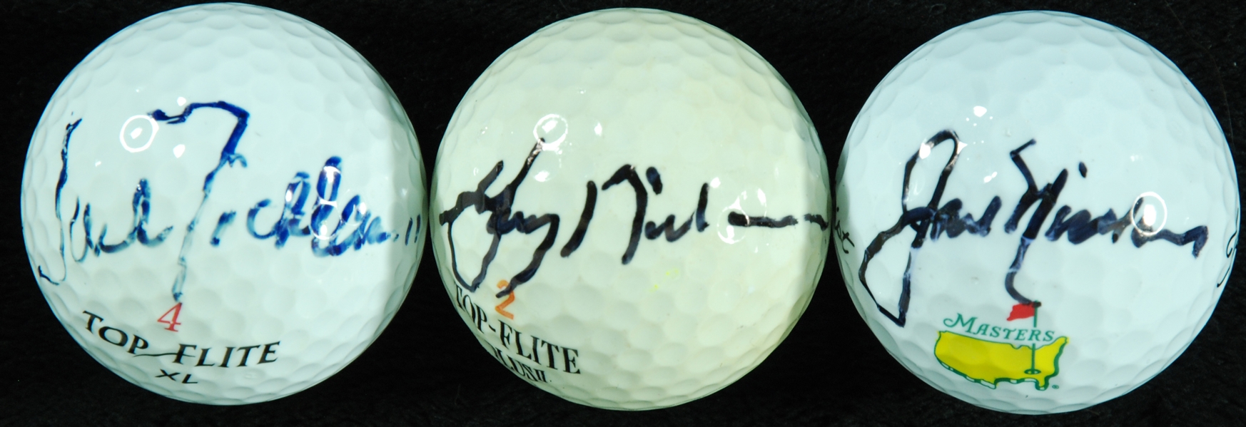 Jack Nicklaus, Gary Nicklaus & Jack Nicklaus Jr. Signed Golf Balls (3)