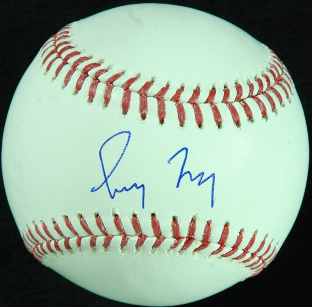 Greg Maddux Single Signed OML Baseball (BAS)