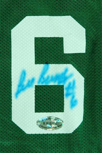 Bill Russell Signed Celtics Jersey (Hollywood Collectibles Hologram) (BAS)
