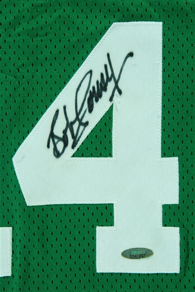 Bob Cousy Signed Celtics Jersey (Tri-Star) (BAS)