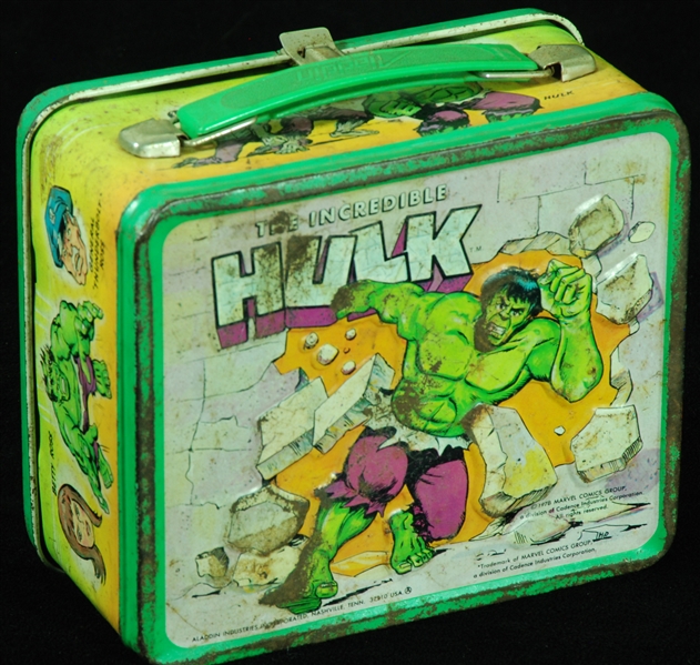 Stan Lee & Lou Ferrigno Dual Signed The Incredible Hulk Lunch Box (JSA)