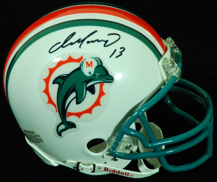 Dan Marino Signed Dolphins Mini Helmet (BAS)