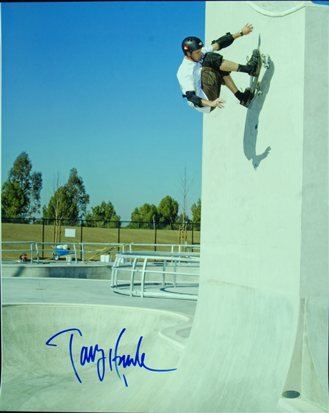 Tony Hawk Signed Up The Wall 16x20 Photo (Steiner) 