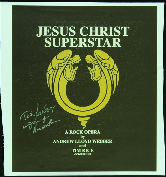 Ted Neeley Signed Oversized Jesus Christ Superstar Canvas Print (BAS)