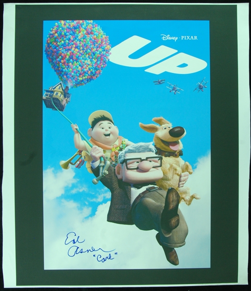 Ed Asner Signed Oversized Up Canvas Print (BAS)