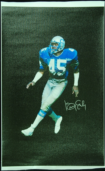 Kenny Easley Signed Oversized Canvas Print (BAS)