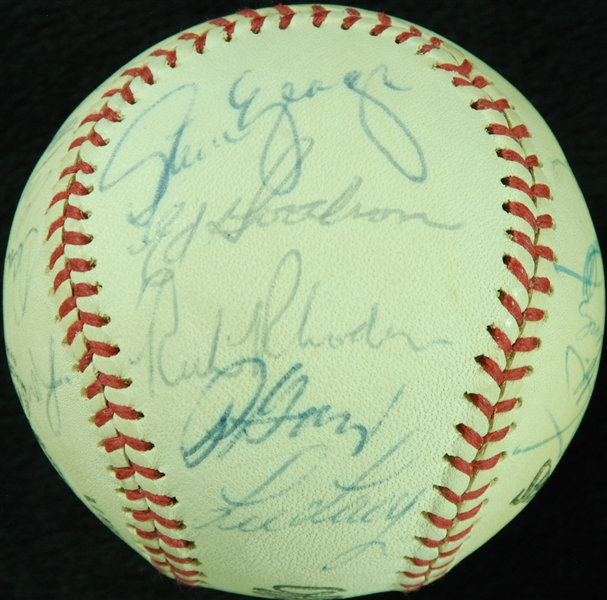 1977 Los Angeles Dodgers Team-Signed Baseball (20) (JSA)