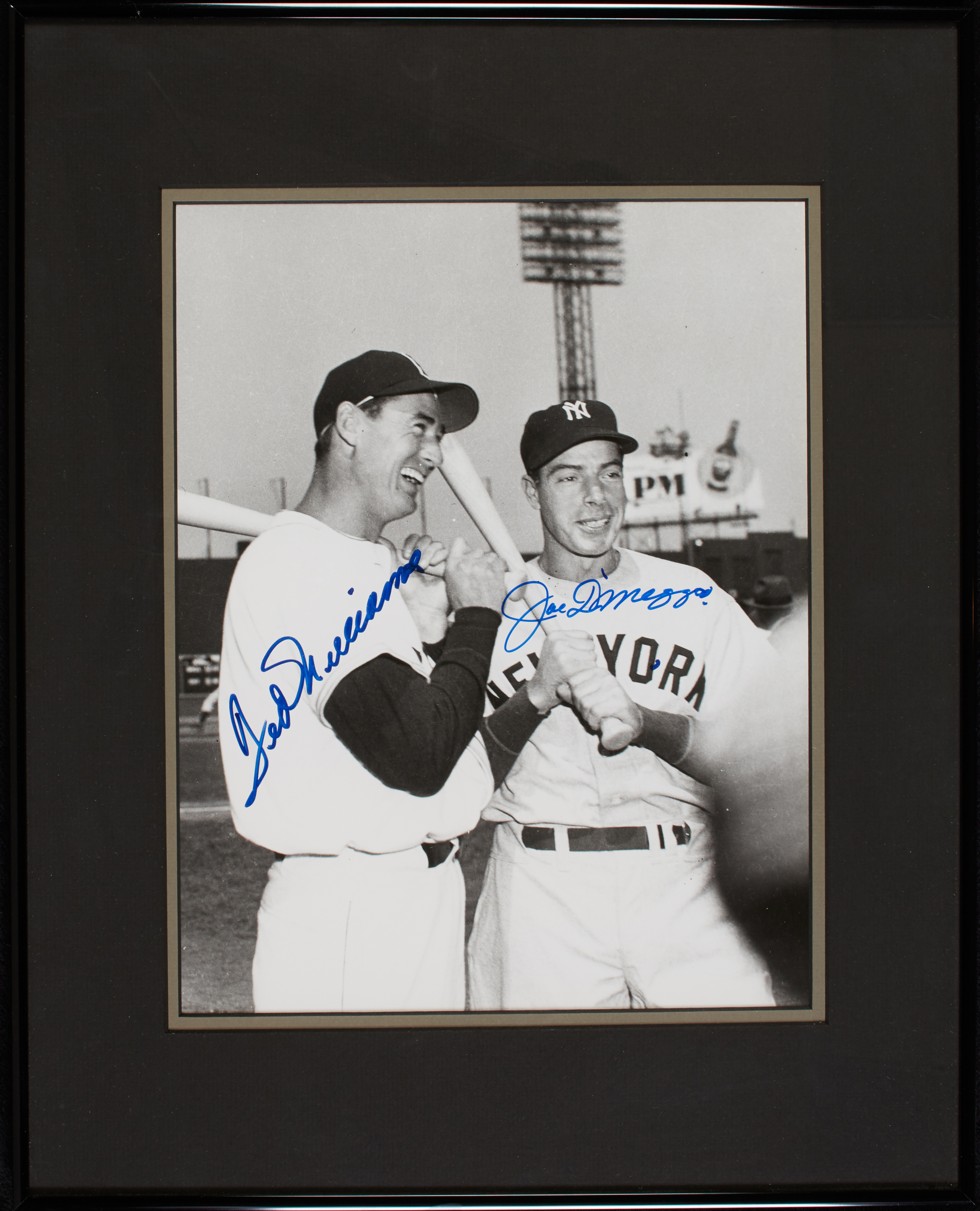 Joe DiMaggio and Ted Williams Signed Photograph