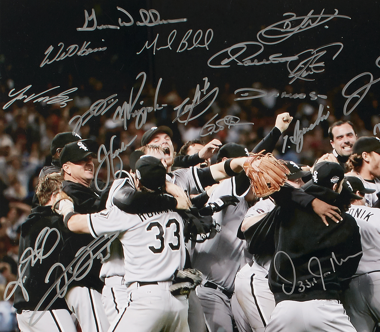 2005 Chicago White Sox World Series Champs Team Signed 16x20 Photo
