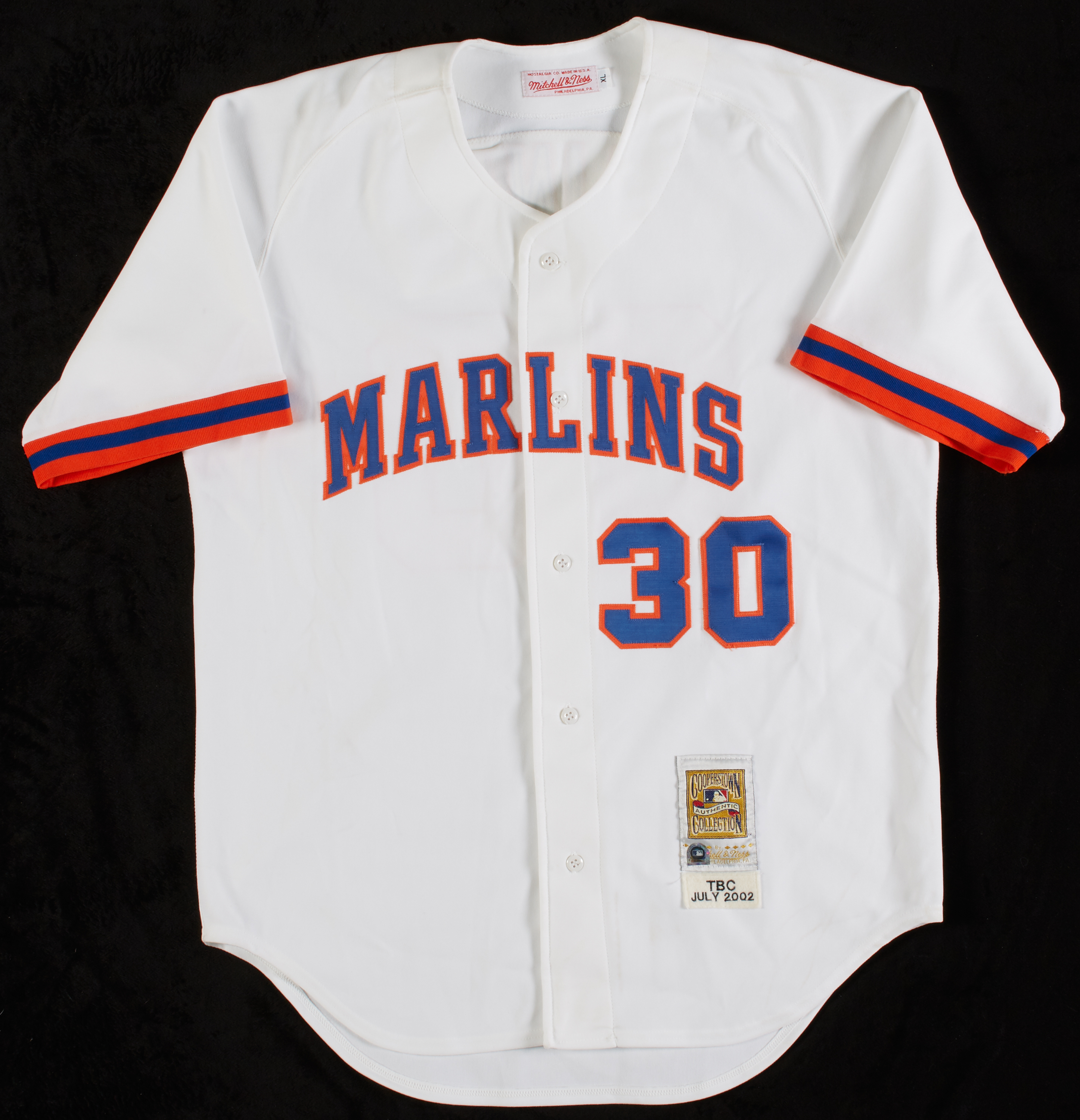 Lot Detail - Tim Raines 2002 Game-Used Mitchell & Ness Marlins